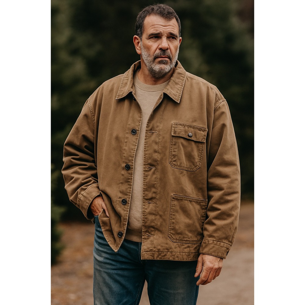 GAP Men's XXL Chore Barn Coat Kahki 100% Cotton Workwear‎ Utility
